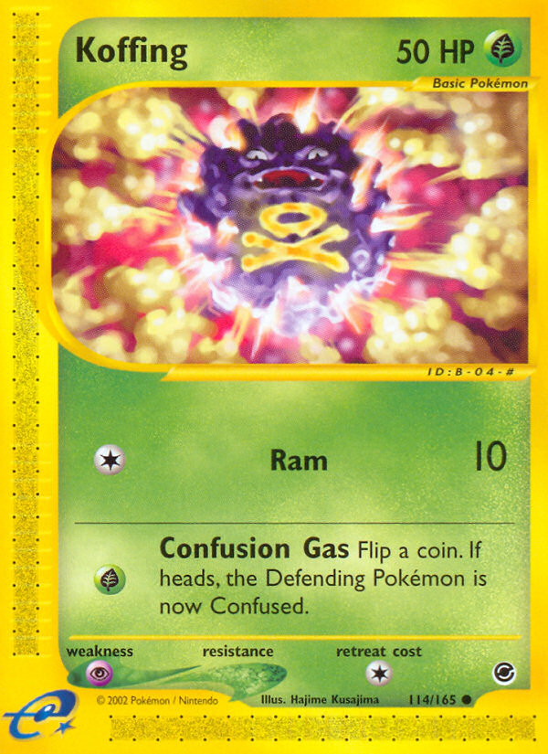 Koffing (114/165) [Expedition: Base Set] 