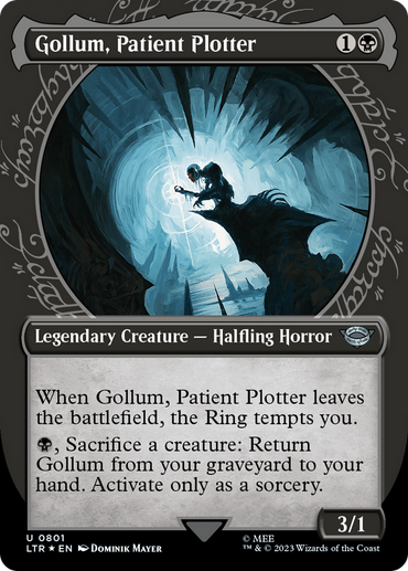 Gollum, Patient Plotter (Showcase) (Surge Foil) [The Lord of the Rings: Tales of Middle-Earth] 