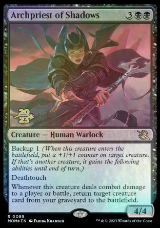 Archpriest of Shadows [March of the Machine Prerelease Promos] 