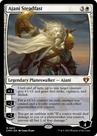 Ajani Steadfast [Commander Masters] 