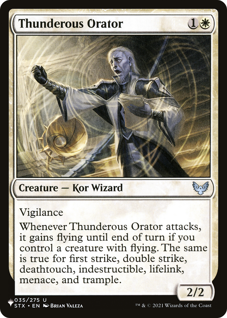 Thunderous Orator [The List Reprints] 