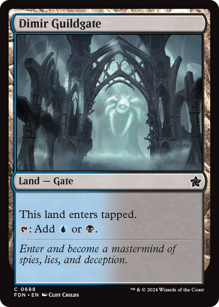 Dimir Guildgate [Foundations] 