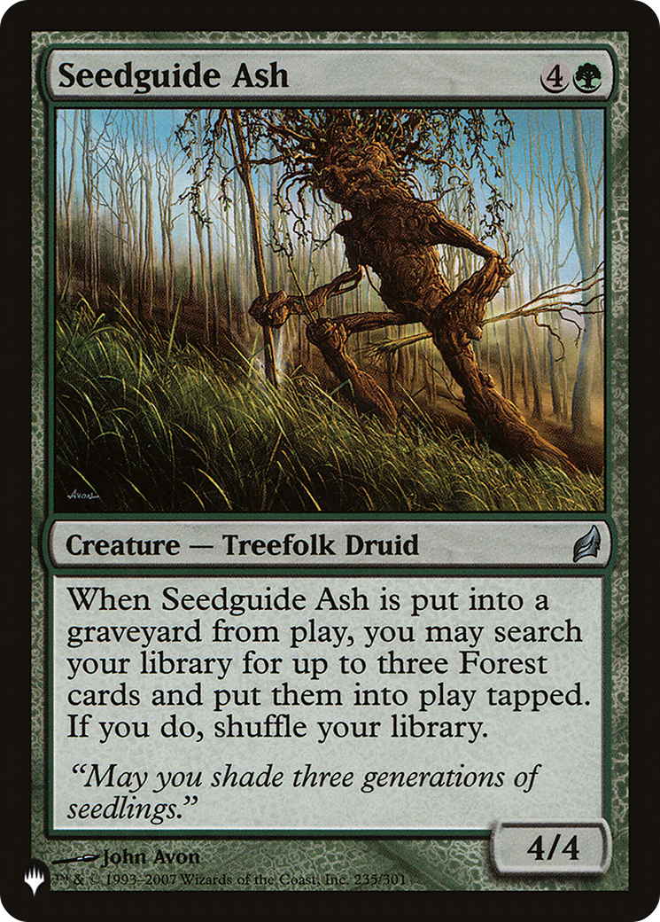 Seedguide Ash [The List Reprints] 