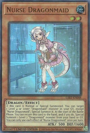 Nurse Dragonmaid [LART-EN048] Ultra Rare 