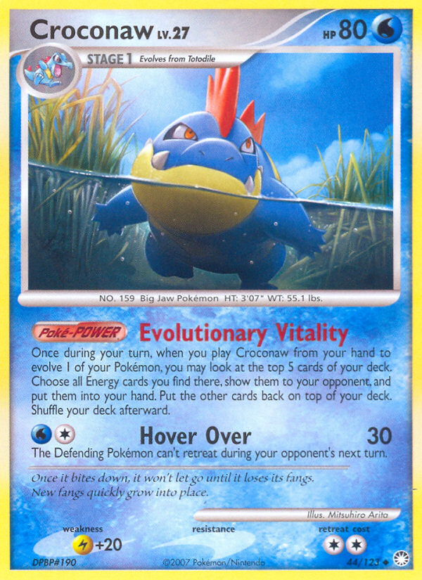 Croconaw (44/123) [Diamond &amp; Pearl: Mysterious Treasures] 