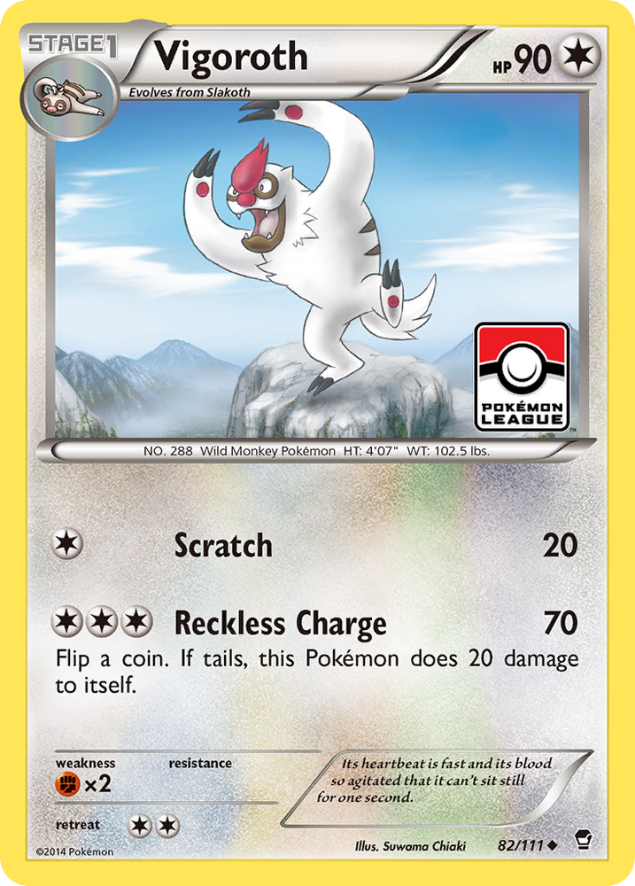 Vigoroth (82/111) [XY: Furious Fists] 
