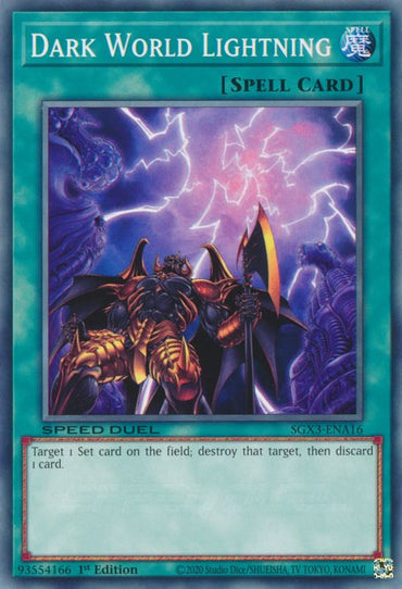 Dark World Lightning [SGX3-ENA16] Common 