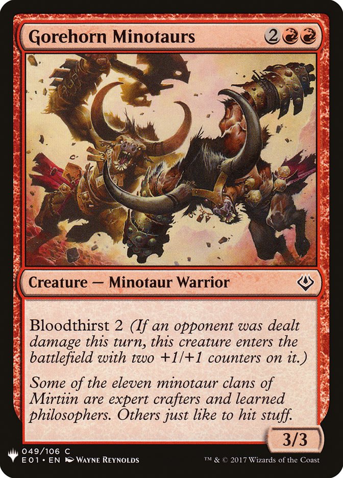 Gorehorn Minotaurs [Mystery Booster] 