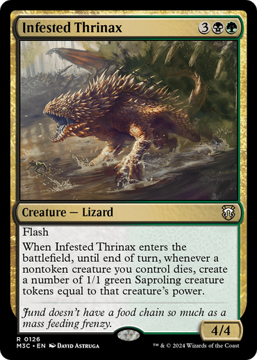 Infested Thrinax [Modern Horizons 3 Commander] 