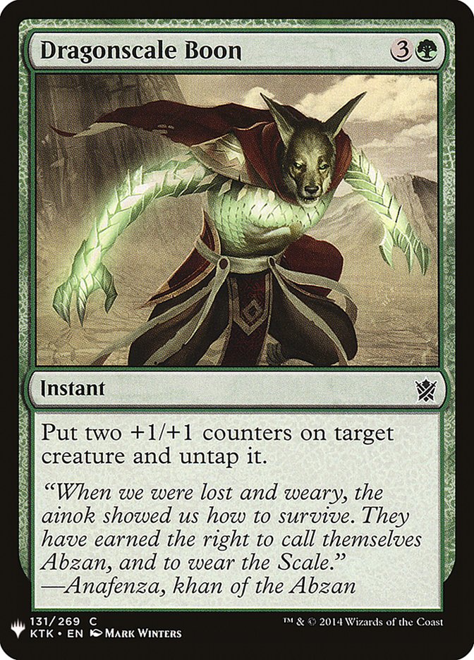 Dragonscale Boon [Mystery Booster] 