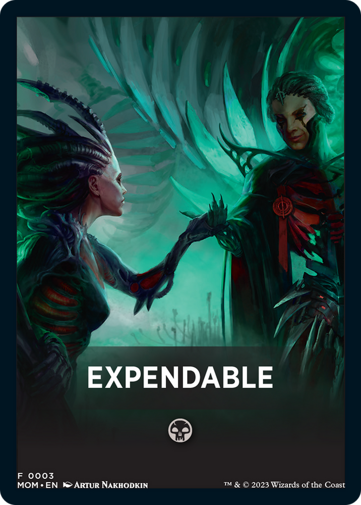 Expendable Theme Card [March of the Machine Tokens] 