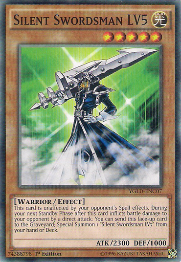 Silent Swordsman LV5 [YGLD-ENC07] Common 