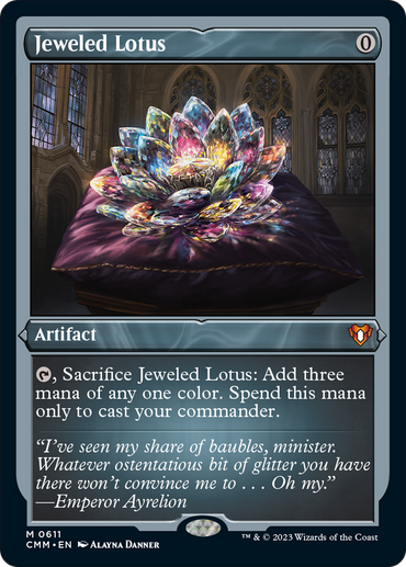 Jeweled Lotus (Foil Etched) [Commander Masters] 