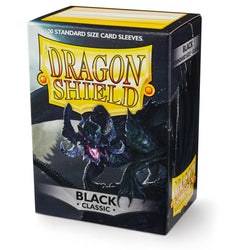 Dragon Shield: Standard 100ct Sleeves - Black (Classic) 