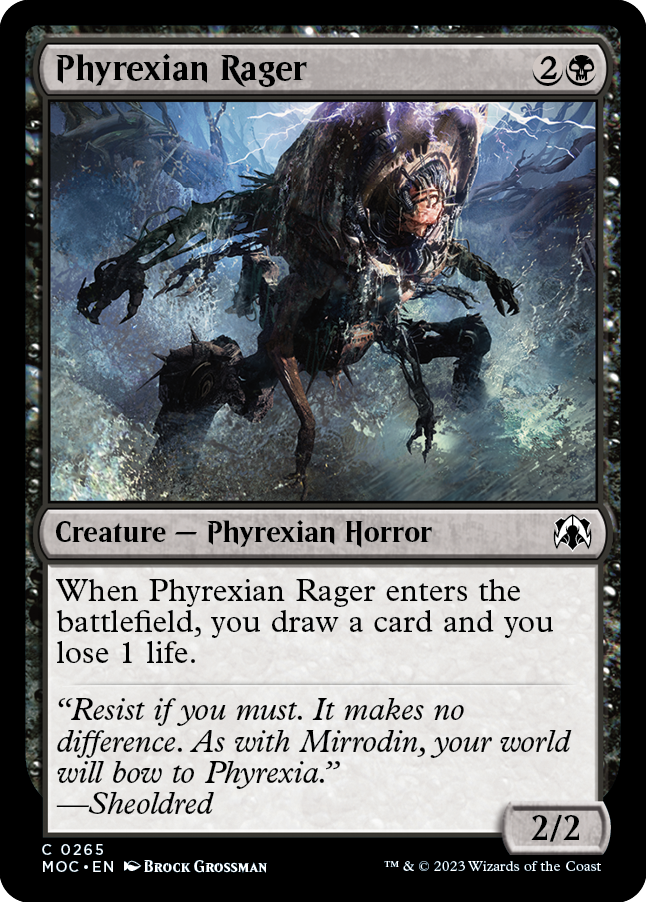 Phyrexian Rager [March of the Machine Commander] 