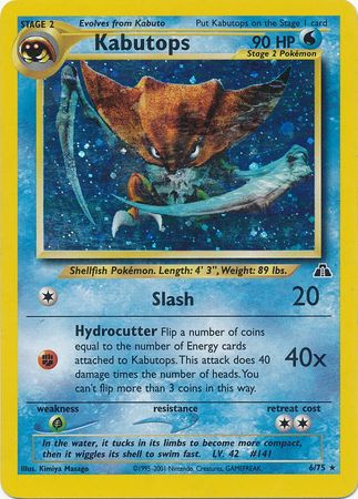 Kabutops (6/75) [Neo Discovery Unlimited] 