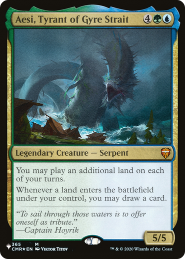 Aesi, Tyrant of Gyre Strait [The List Reprints] 