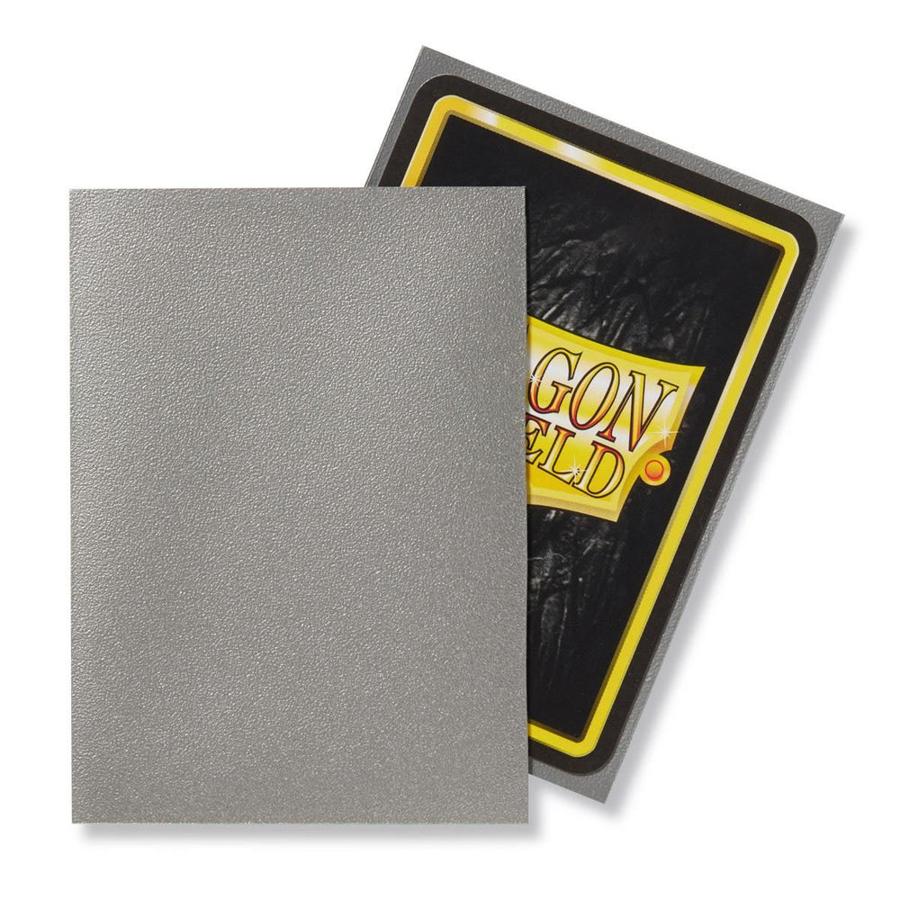 Dragon Shield: Standard 100ct Sleeves - Silver (Matte) 