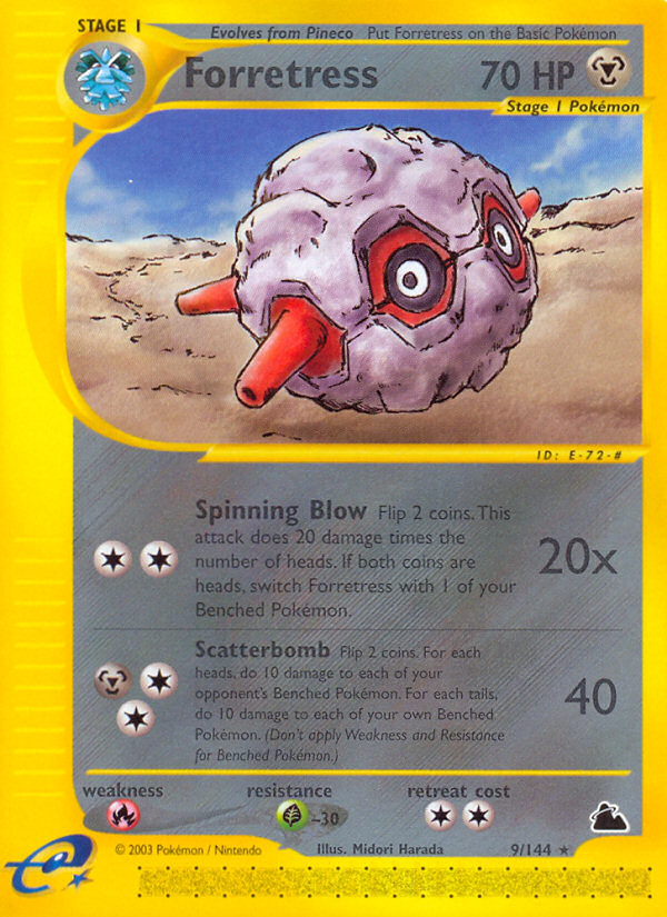 Forretress (9/144) [Skyridge] 