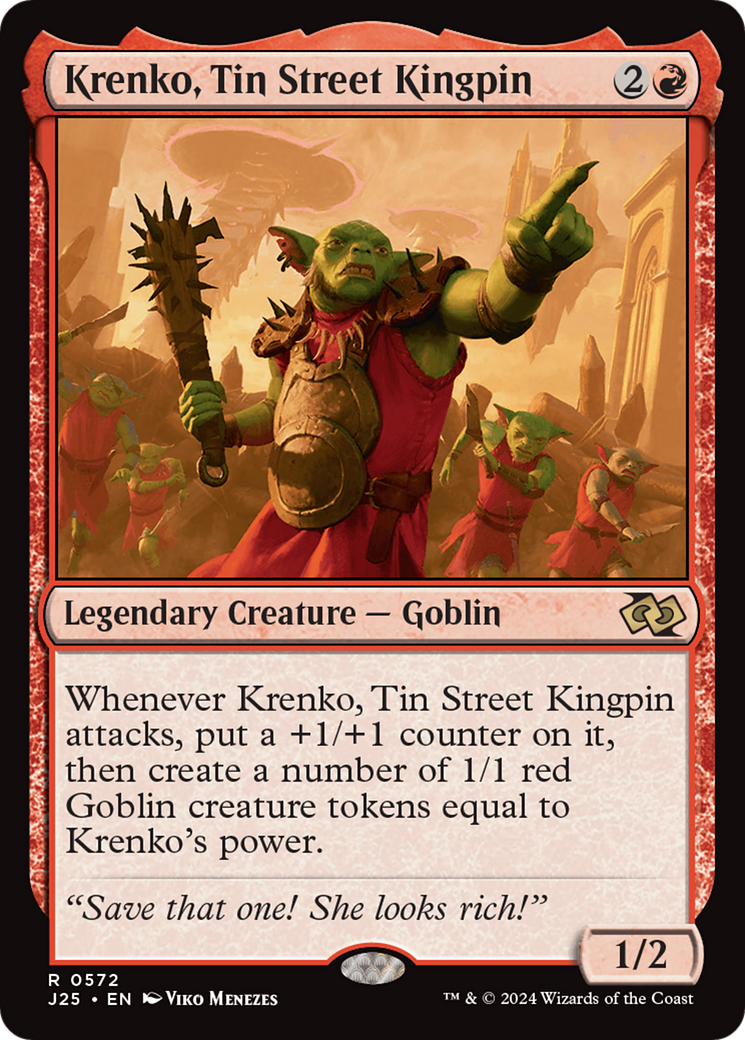 Krenko, Tin Street Kingpin [Foundations Jumpstart] 