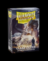 Dragon Shield: 100ct Outer Sleeves - Clear Matte (Standard) 