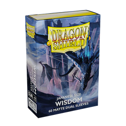 Dragon Shield: Japanese Size 60ct Sleeves - Wisdom (Dual Matte)