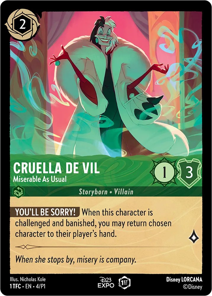 Cruella de Vil (4) [D23 Promos] 