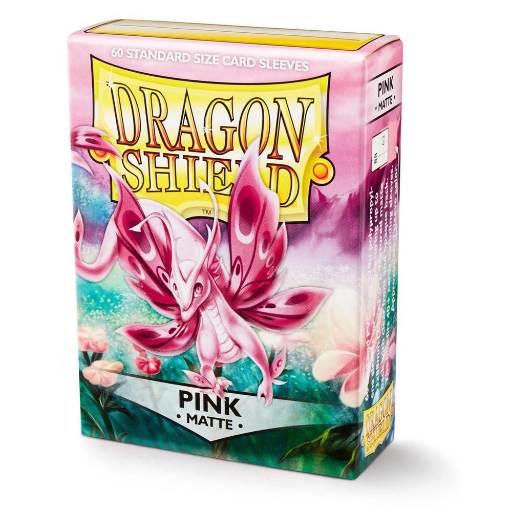 Dragon Shield: Standard 60ct Sleeves - Pink (Matte)