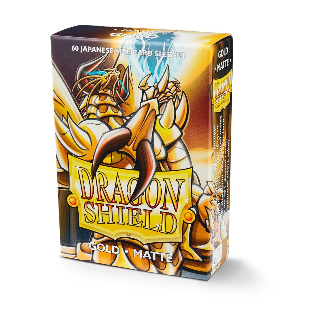 Dragon Shield: Japanese Size 60ct Sleeves - Gold (Matte) 