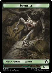 Food (013) // Squirrel Double-Sided Token [Fallout Tokens] 