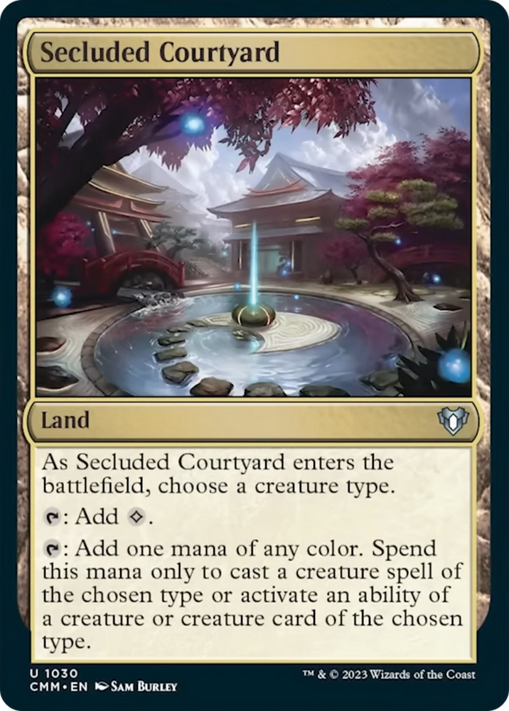 Secluded Courtyard [Commander Masters] 