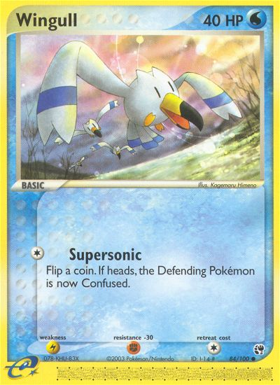 Wingull (84/100) [EX: Sandstorm] 