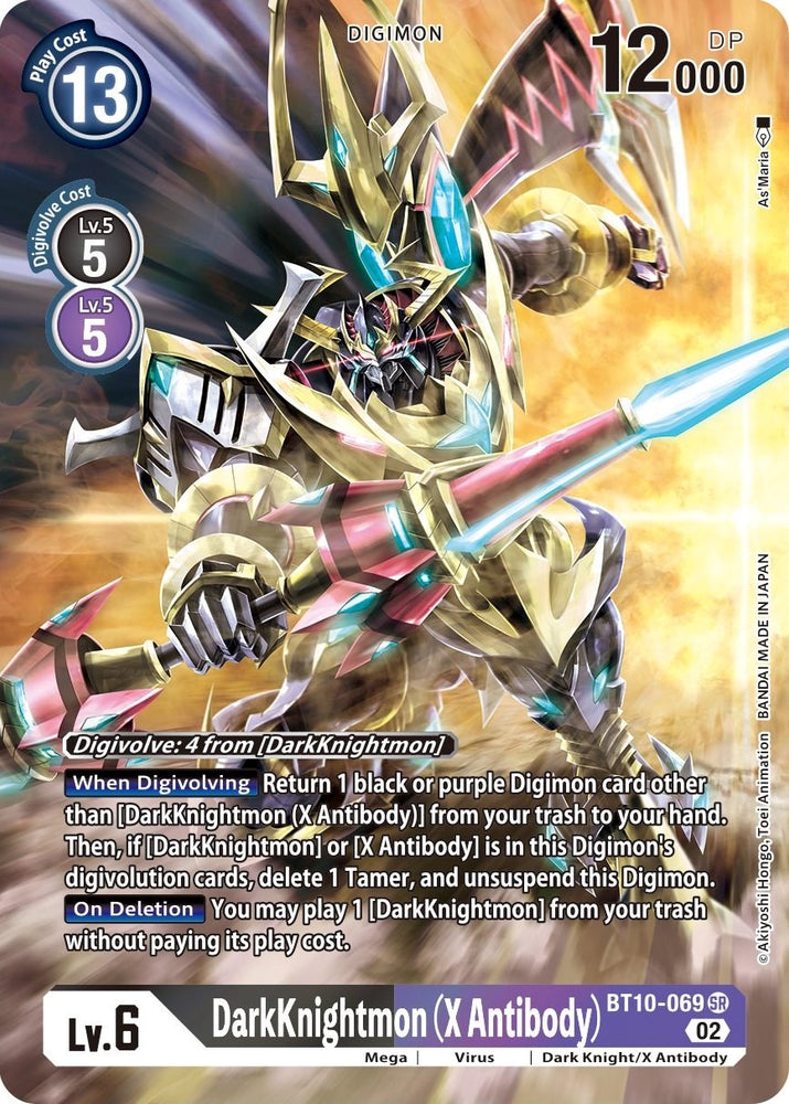 DarkKnightmon (X Antibody) [BT10-069] (Alternate Art) [Xros Encounter] 