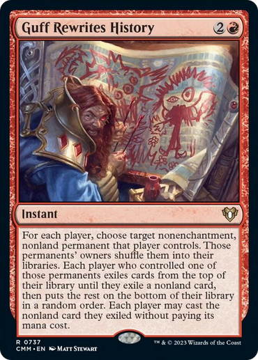 Guff Rewrites History [Commander Masters] 