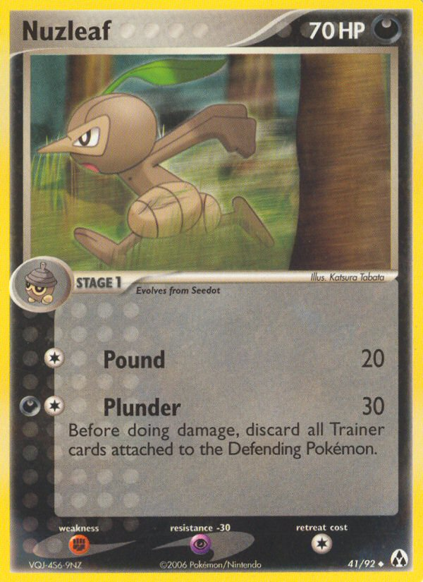 Nuzleaf (41/92) [EX: Legend Maker] 