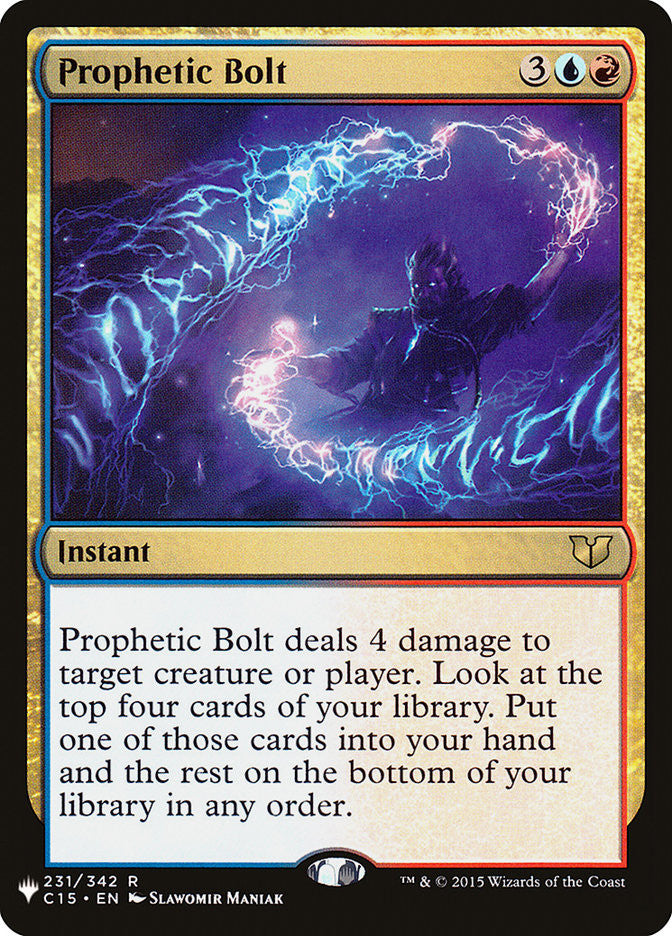 Prophetic Bolt [The List] 