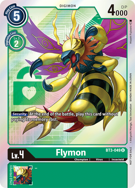 Flymon [BT3-049] (Buy-A-Box Promo) [Release Special Booster Ver.1.5 Promos] 