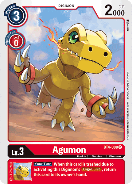 Agumon [BT4-008] [Great Legend] 