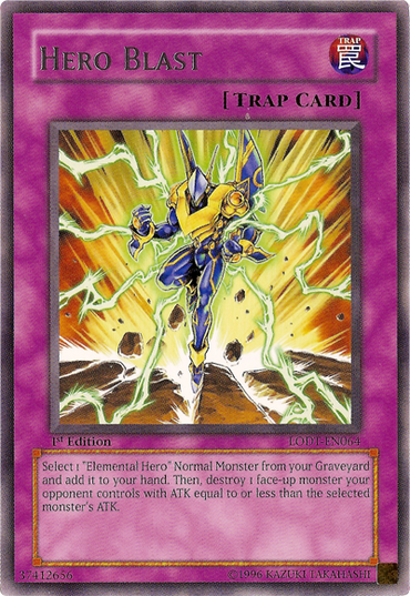 Hero Blast [LODT-EN064] Rare 