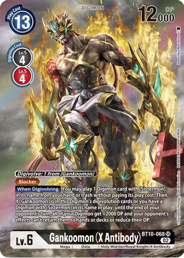 Gankoomon (X Antibody) [BT10-068] (Alternate Art) [Xros Encounter] 
