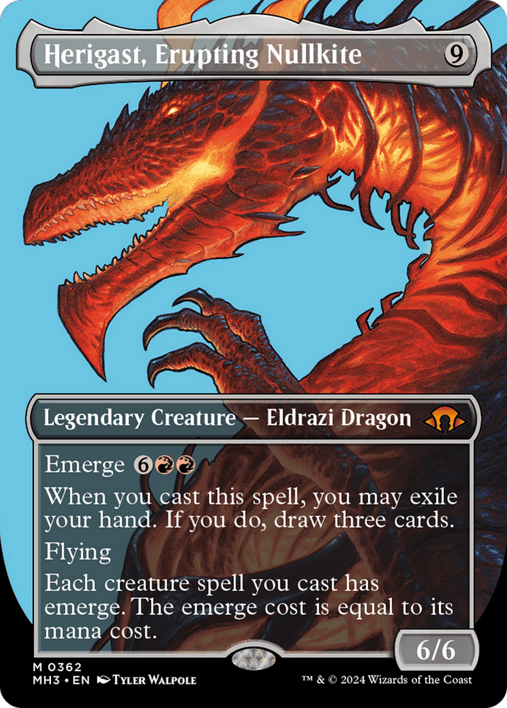 Herigast, Erupting Nullkite (Borderless) [Modern Horizons 3] 