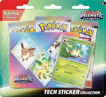 Preorden | Prismatic Evolutions Tech Sticker Collection Leafeon