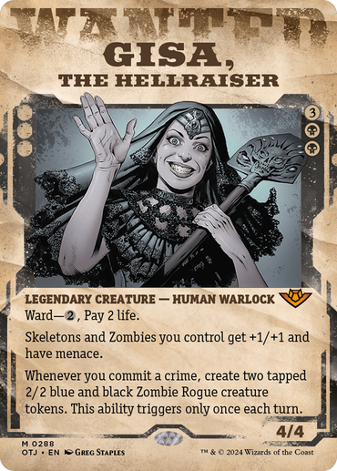 Gisa, the Hellraiser (Showcase) [Outlaws of Thunder Junction] 