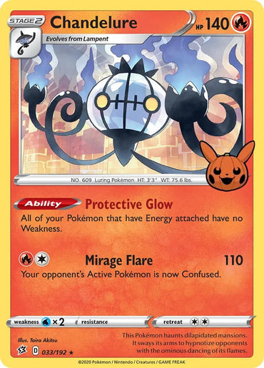 Chandelure (033/192) [Trick or Trade] 