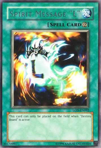 Spirit Message "L" [LON-EN091] Rare 
