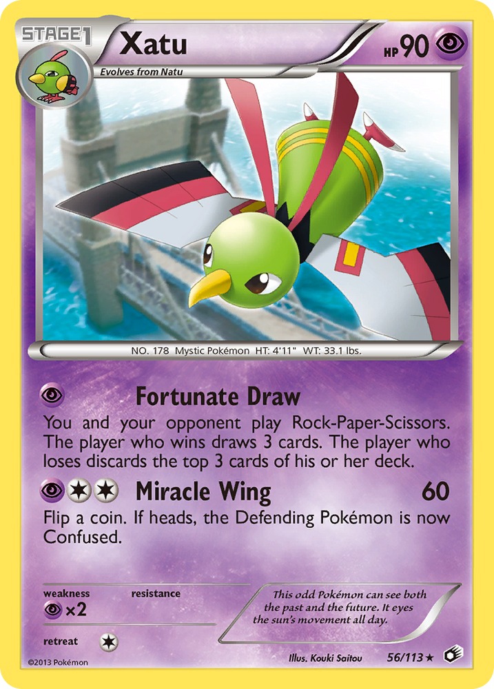 Xatu (56/113) [Black &amp; White: Legendary Treasures] 
