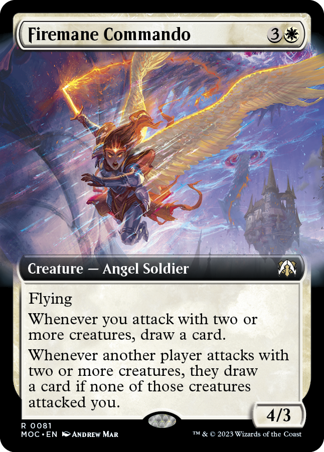 Firemane Commando (Extended Art) [March of the Machine Commander] 