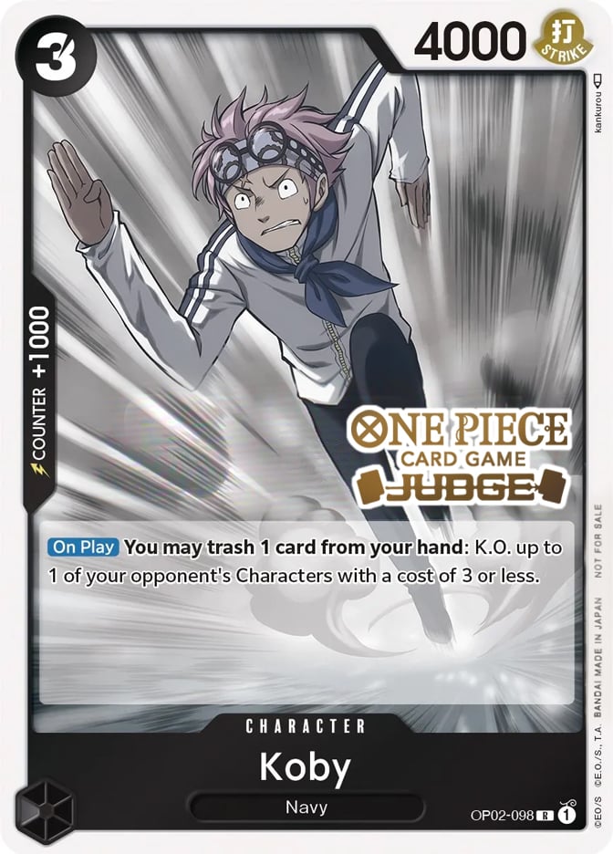 Koby (Judge) [One Piece Promotion Cards] 