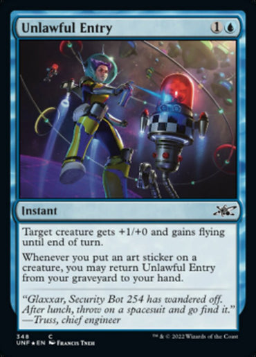 Unlawful Entry (Galaxy Foil) [Unfinity] 