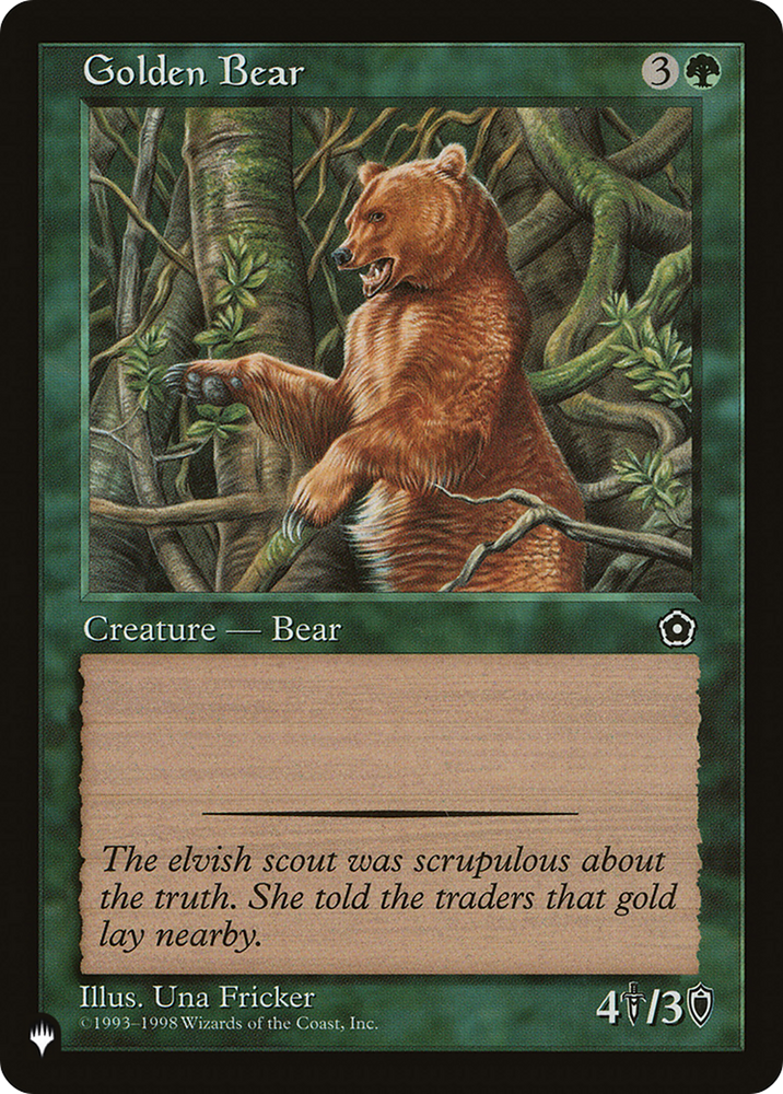 Golden Bear [The List Reprints] 